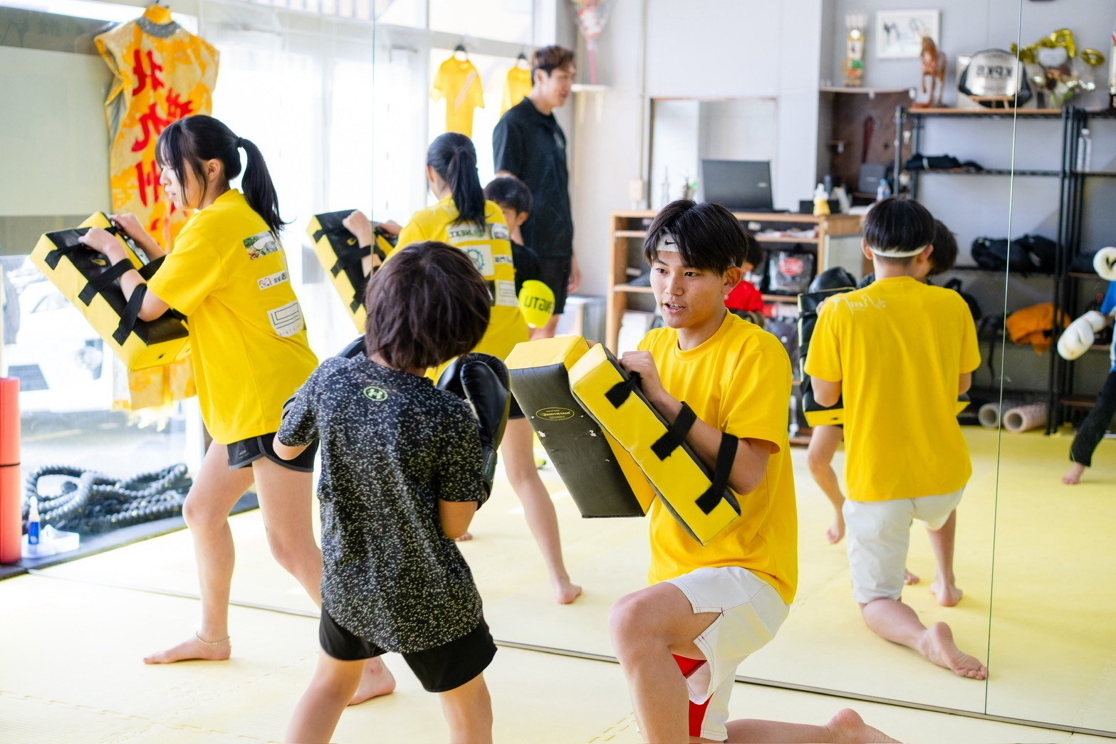 充実したジム設備の様子